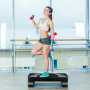 31 Inch Adjustable Exercise Aerobic Stepper with Non-Slip Pads-Gray by LJGDeals