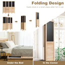 4-Panel Folding Privacy Room Divider Screen with Chalkboard by LJGDeals