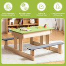 3-in-1 Outdoor Wooden Kids Water Sand Table with Play Boxes by LJGDeals