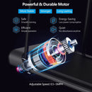 Ultra-thin Electric Folding Motorized Treadmill with LCD Monitor Low Noise by LJGDeals