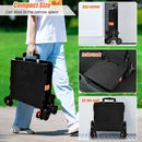 Costway Foldable Utility Cart for Travel and Shopping by LJGDeals