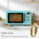 0.9 Cu.ft Retro Countertop Compact Microwave Oven by LJGDeals