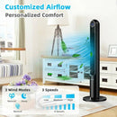 42 Inch 80 Degree Tower Fan with Smart Display Panel and Remote Control by LJGDeals