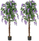 Artificial Wisteria Tree 5.5 FT with Nursery Pot Set of 2 by LJGDeals