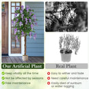 Artificial Wisteria Tree 5.5 FT with Nursery Pot Set of 2 by LJGDeals