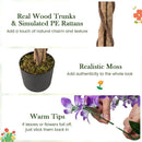 Artificial Wisteria Tree 5.5 FT with Nursery Pot Set of 2 by LJGDeals