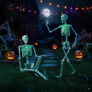 5.5 FT Halloween Skeleton Life-Size Posable for Indoor Outdoor Decoration by LJGDeals