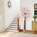 5.5 FT Tall Artificial Cherry Blossom Tree with Pink/White Flowers 1 Pack by LJGDeals