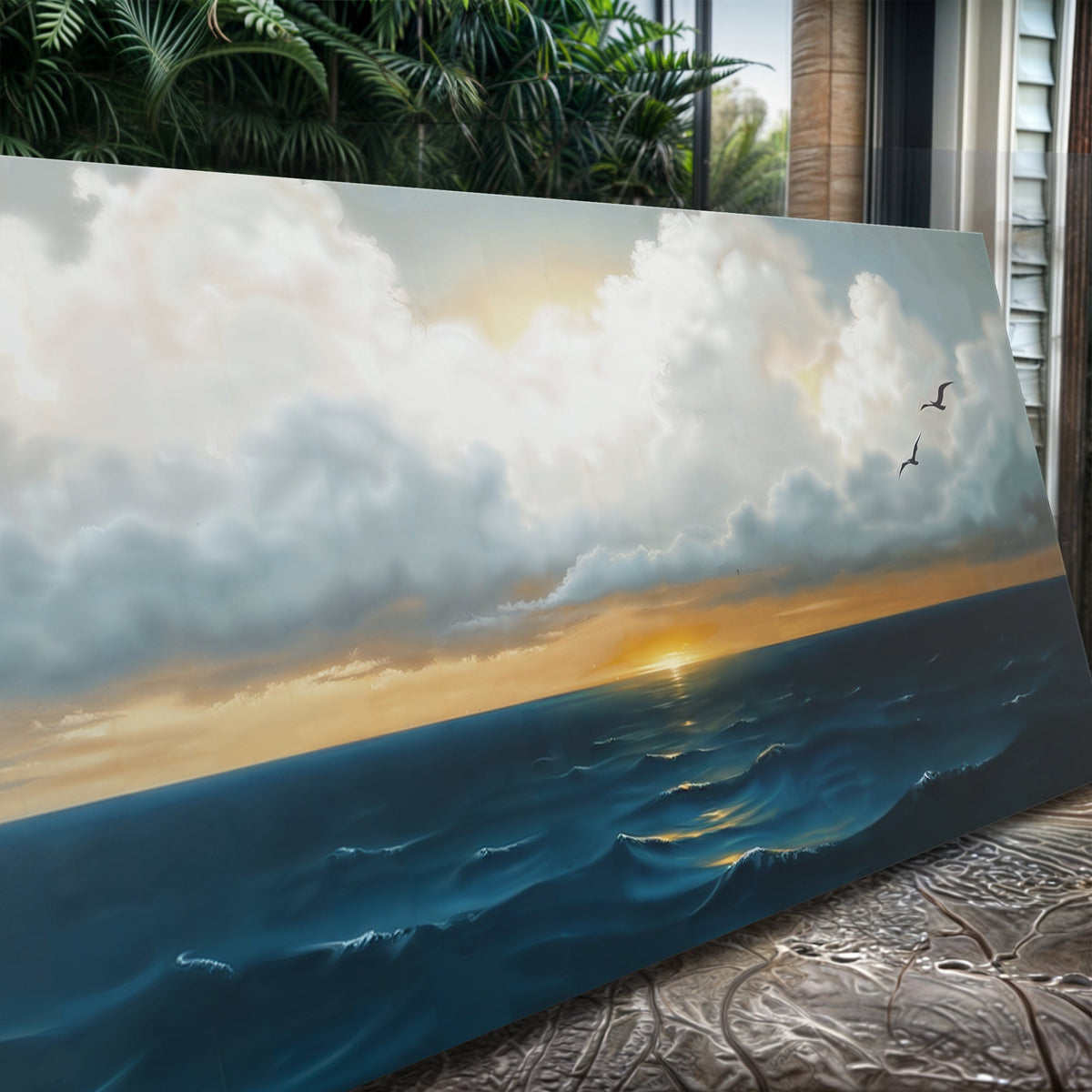 Waterscape Abstract Wall Art II, photo 5 of 10