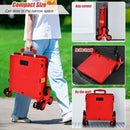 Costway Foldable Utility Cart for Travel and Shopping by LJGDeals