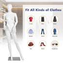 5.8 ft Plastic Female Mannequin Adjustable Detachable Manikin with Metal Stand by LJGDeals