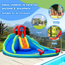 Inflatable Waterslide Bounce House with Upgraded Handrail without Blower by LJGDeals