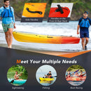 Single Sit-on-Top Kayak with Detachable Aluminum Paddle-Yellow by LJGDeals