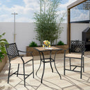 Patio Square Bar Table for Garden Backyard by LJGDeals
