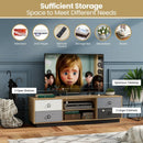 Modern 55 Inch TV Stand with 2 Storage Cabinets for TVs up to 60 Inch by LJGDeals