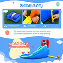 Inflatable Water Park Waterslide for Kids Backyard with 780W Air Blower by LJGDeals