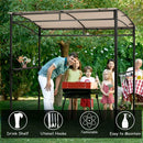 7 x 4.5 Feet Grill Gazebo Outdoor Patio Garden BBQ Canopy Shelter-Brown by LJGDeals