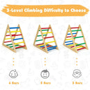 Climbing Triangle Ladder with 3 Levels for Kids-Multicolor by LJGDeals