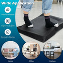 Portable Anti-Fatigue Standing Mat with Massage Point and Diverse Terrain for Office and Home-Black by LJGDeals