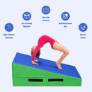 Incline Gymnastics Mat Wedge Ramp Gym Tumbling Exercise Mat by LJGDeals