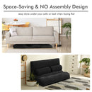 6-Position Adjustable Sleeper Lounge Couch with 2 Pillows by LJGDeals