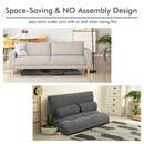 6-Position Adjustable Sleeper Lounge Couch with 2 Pillows by LJGDeals