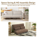 6-Position Adjustable Sleeper Lounge Couch with 2 Pillows by LJGDeals