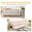 6-Position Adjustable Sleeper Lounge Couch with 2 Pillows by LJGDeals