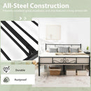 Twin/Full/Queen Size Metal Bed Frame with Headboard and Footboard by LJGDeals