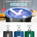 1000W Portable Blender with 6-Blade Design-Black by LJGDeals