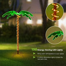 5 Feet LED Pre-lit Palm Tree Decor with Light Rope by LJGDeals