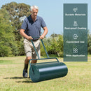 24 x 13 Inch Tow Lawn Roller Water Filled Metal Push Roller by LJGDeals