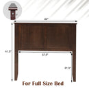 Solid Wood Flat Panel Headboard for Twin-size Bed by LJGDeals