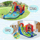 Inflatable Kid Bounce House Slide Climbing Splash Park Pool Jumping Castle Without Blower by LJGDeals
