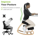 Ergonomic Kneeling Chair Rocking Office Desk Stool Upright Posture by LJGDeals