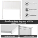 Solid Wood Flat Panel Headboard for Twin-size Bed by LJGDeals