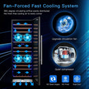 154-Bottle Freestanding Wine Cooler Refrigerator Dual Zone Wine Cellar with Dual Temperature Control-Silver by LJGDeals