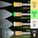 Electric Pressure Washer, 2465 PSI 1.76 GPM Power Washer, 5-Nozzle Set, Built-in Soap Tank, 20 Ft Hose, 35 Ft Power Cord, Stainless Steel Wand, for Cars, Driveway, Home, Patios