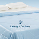 Kasentex Summer All Season Ultra Soft Cooling Blanket Comforter, Hypoallergenic and Breathable, Room Decor, Graduation Gifts