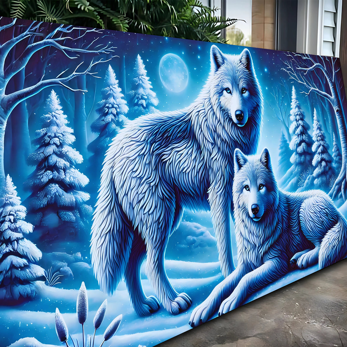 3D Wolves Wall Art II, photo 5 of 10