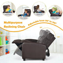 Ergonomic PU Leather Kids Recliner Lounge Sofa for 3-12 Age Group by LJGDeals