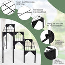 Outdoor 3 Tier Metal Plant Stand with Heavy Duty Rack for Multiple Use by LJGDeals