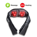 Electric Back and Neck Kneading Shoulder Massager with Heat Straps by LJGDeals