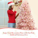 6/7 Feet Artificial Christmas Tree Hinged Full Fir Tree by LJGDeals