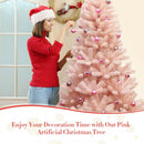 6/7 Feet Artificial Christmas Tree Hinged Full Fir Tree by LJGDeals