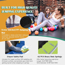 8/10 Feet Recreational Trampoline with Basketball Hoop by LJGDeals