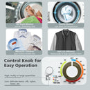 1.5 Cu .ft Clothes Dryer with with Stainless Steel Wall Mount by LJGDeals