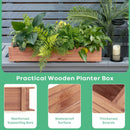 Wooden Decorative Raised Garden Bed for Yard and Window by LJGDeals