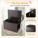Wooden Cat Litter Box Enclosure with Top Opening Side Table Furniture by LJGDeals