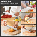15 Pieces Stainless Steel Knife Set with Ergonomic Handle by LJGDeals
